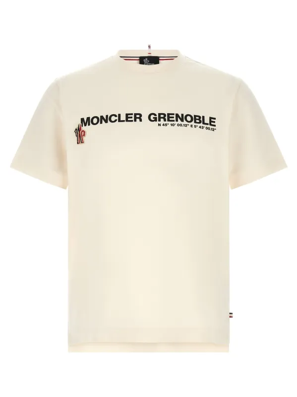 Logo Print T-Shirt White made by Moncler