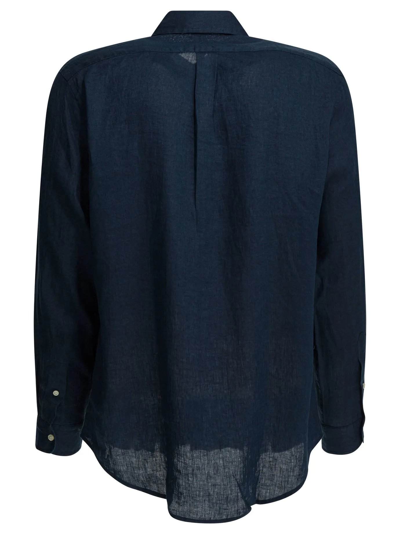Custom-Fit Casual Shirt With Logo Shirts Blue sold by Wanan Luxury product image thumbnail 2