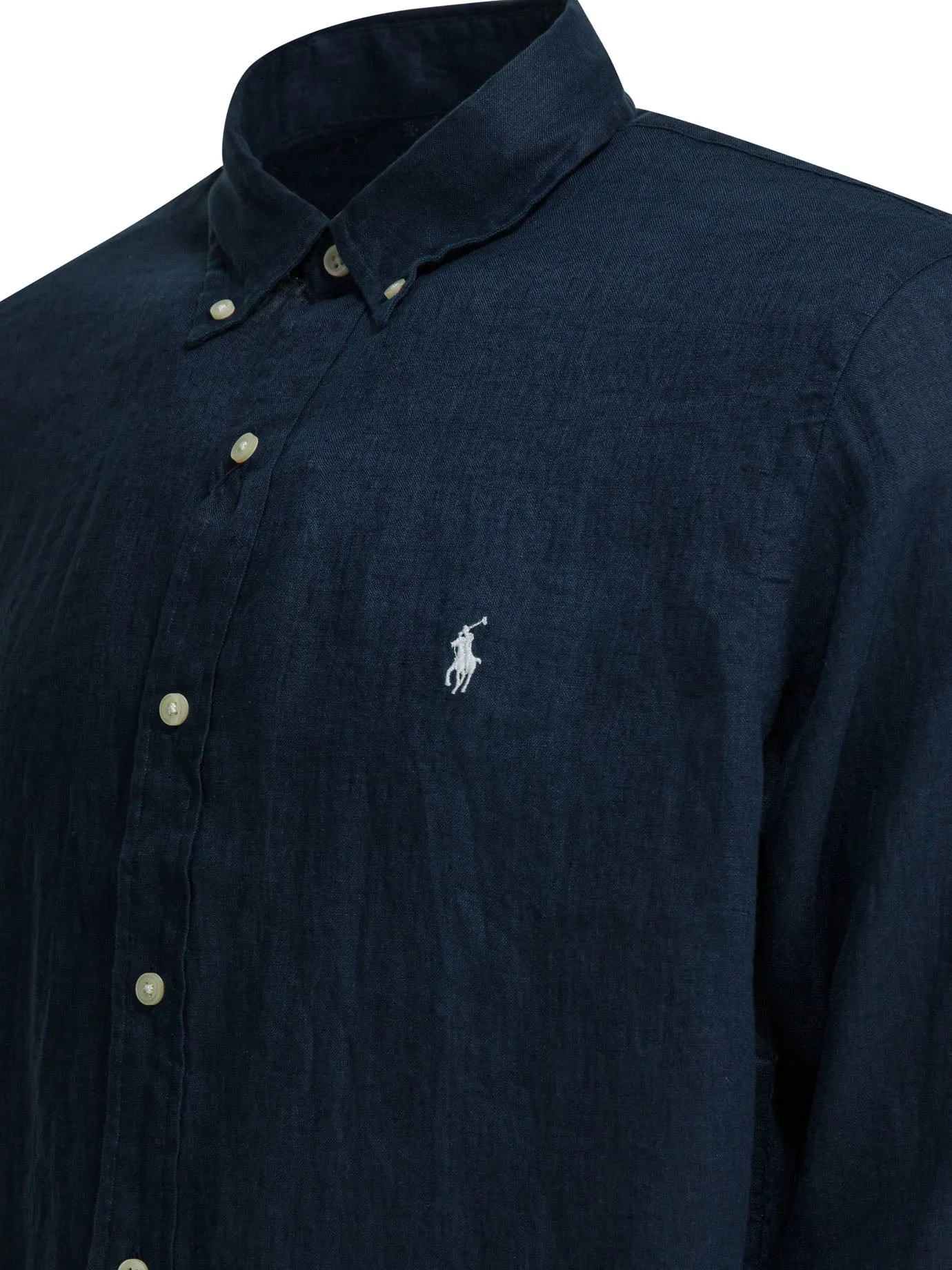 Custom-Fit Casual Shirt With Logo Shirts Blue sold by Wanan Luxury product image thumbnail 4