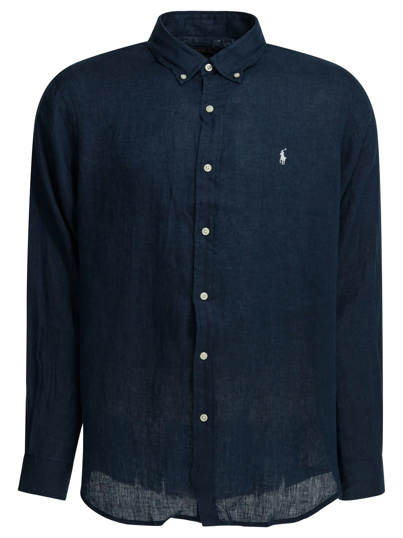 Custom-Fit Casual Shirt With Logo Shirts Blue sold by Wanan Luxury