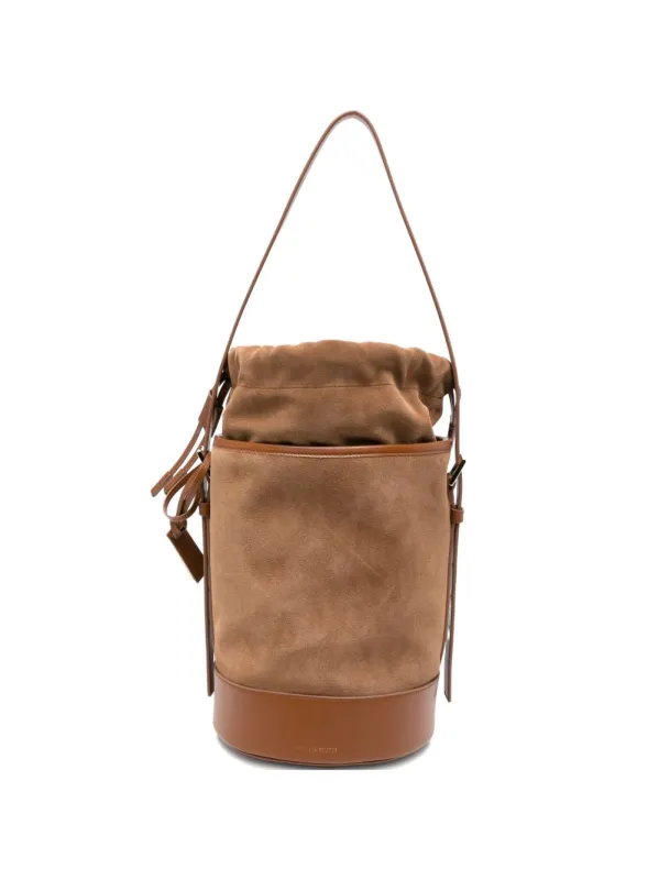Suede Leather Bucket Bag sold by Wanan Luxury