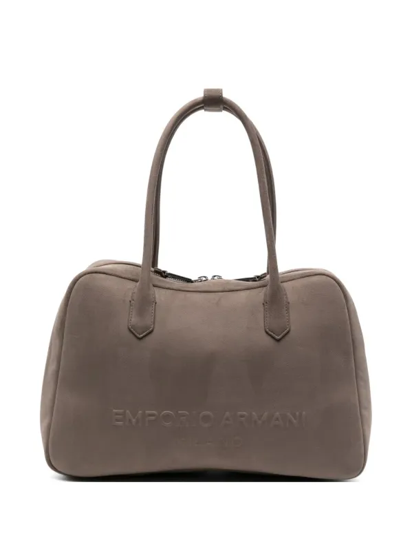 Leather Shoulder Bag made by Emporio Armani
