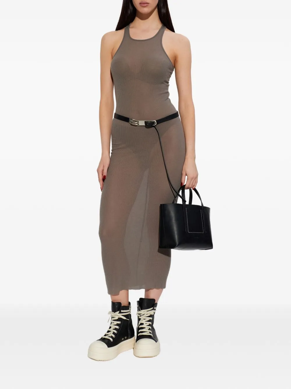 Ribbed Midi Dress sold by Wanan Luxury product image thumbnail 2