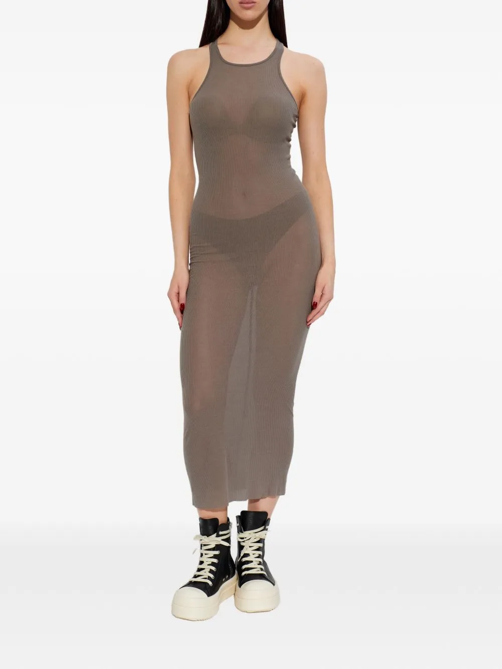 Ribbed Midi Dress sold by Wanan Luxury product image thumbnail 4
