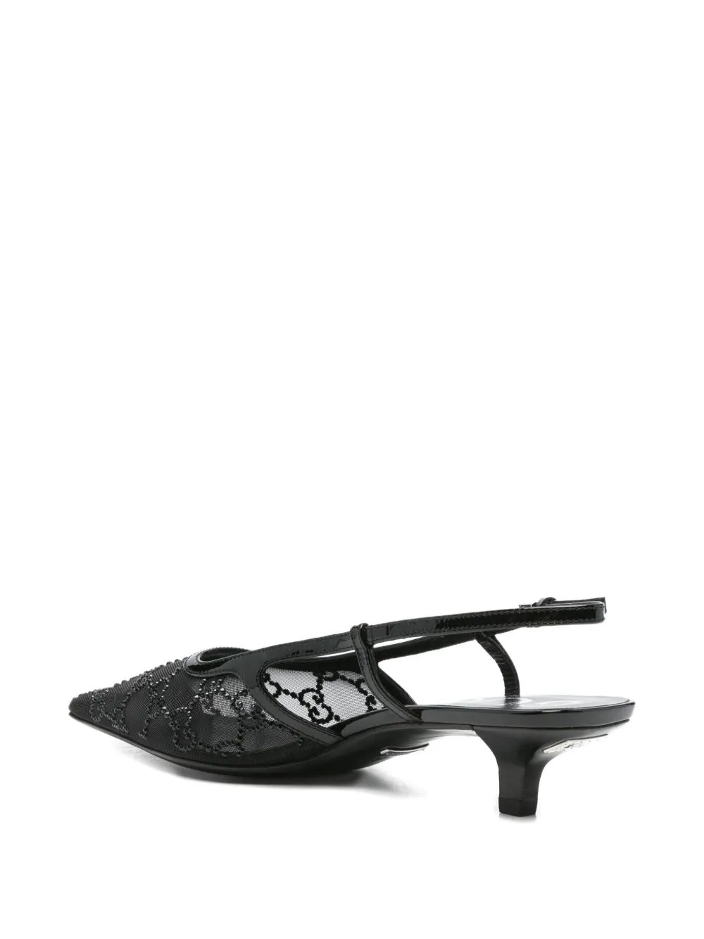 Crystal Embellished Slingback Pumps sold by Wanan Luxury product image thumbnail 2