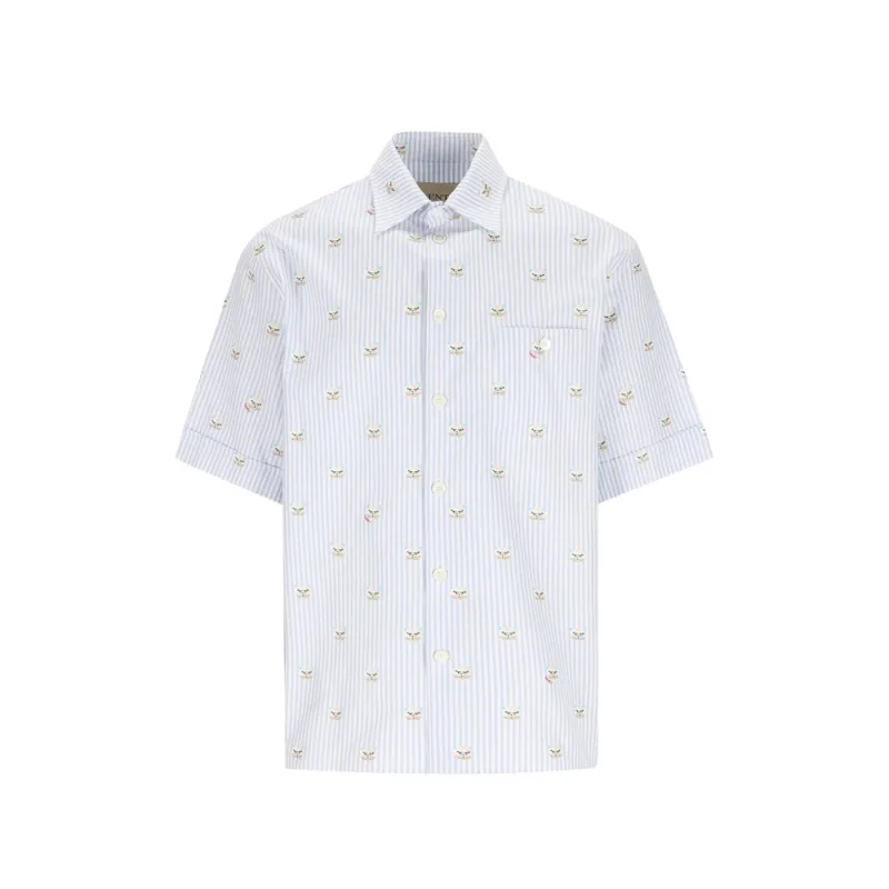 Shirts Blue, White made by Valentino