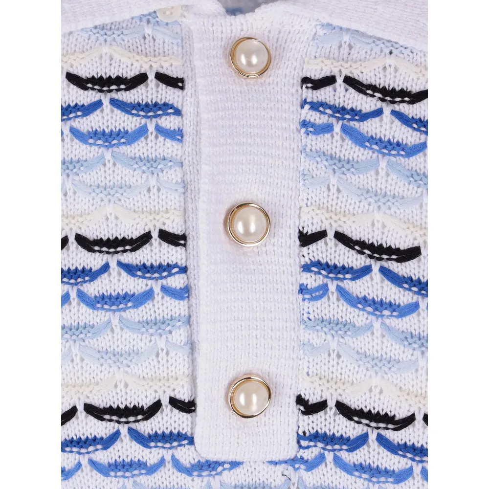 Sweaters White, Blue sold by Wanan Luxury product image thumbnail 3