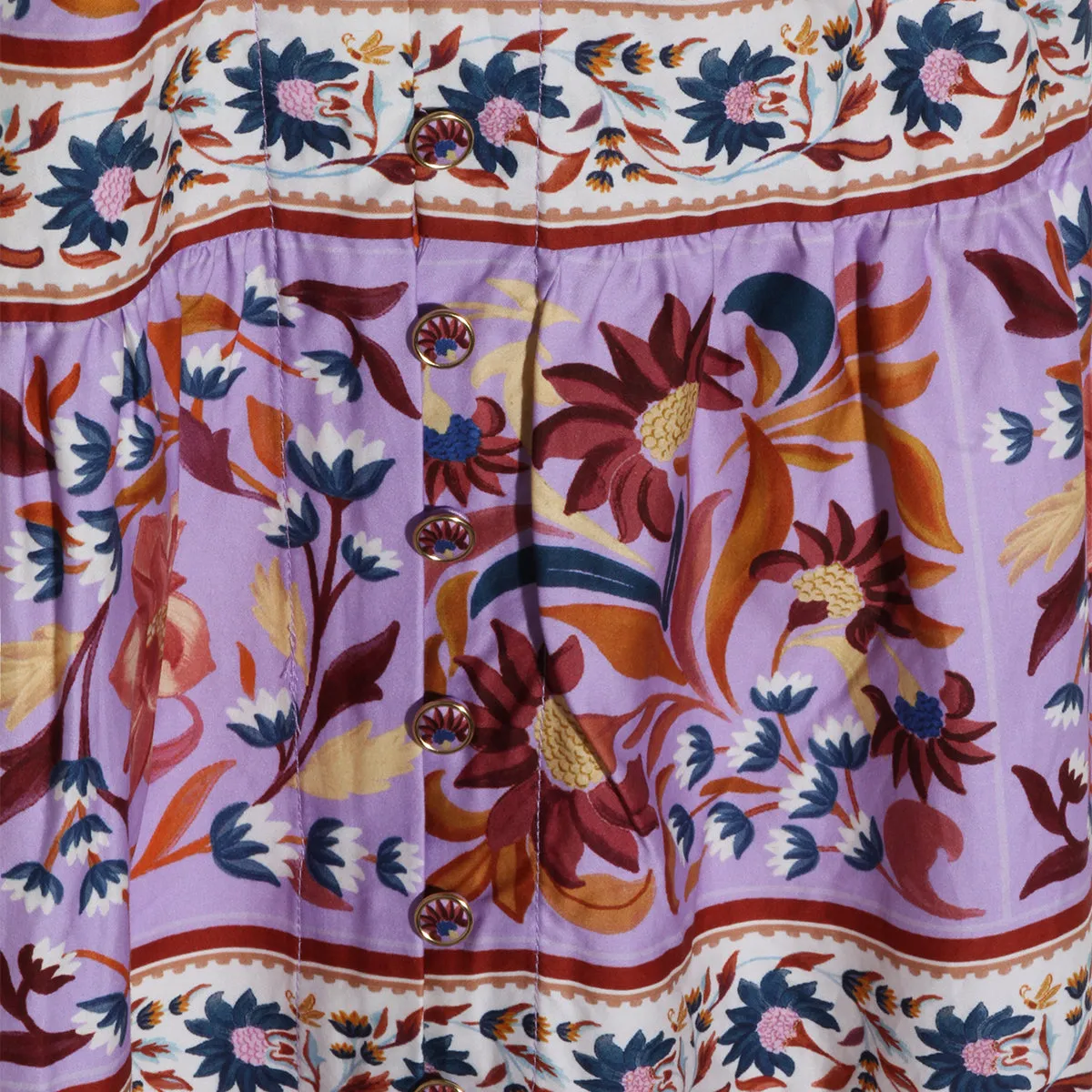 Dresses Flower Tiles Lilac sold by Wanan Luxury product image thumbnail 4