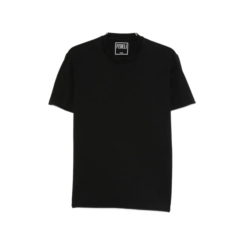 T Shirts Black made by Fedeli