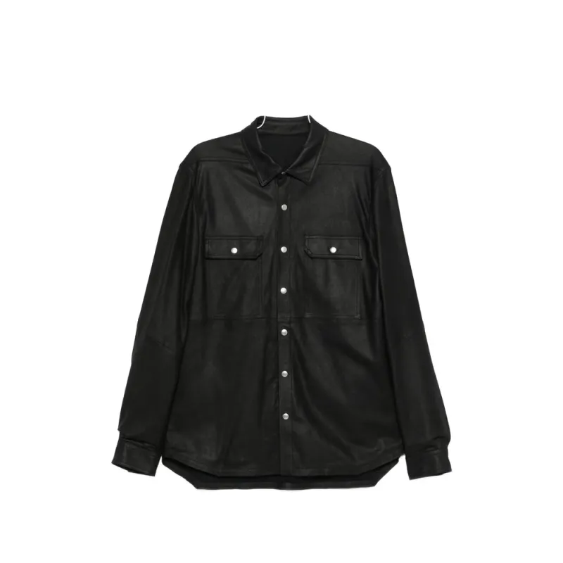 Leather Outerwears Black sold by Wanan Luxury