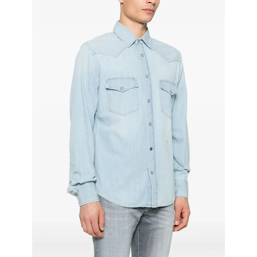Shirts Blue sold by Wanan Luxury product image thumbnail 3