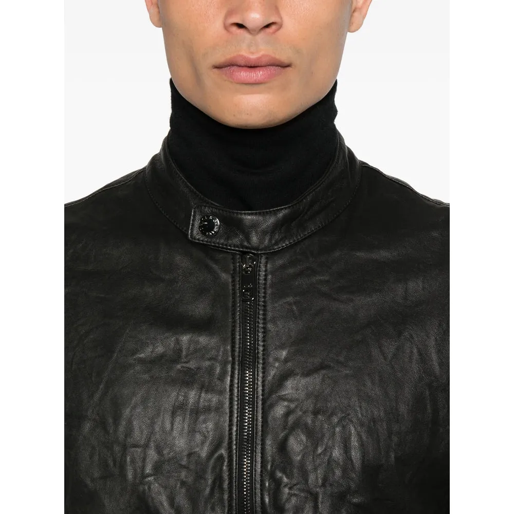 Leather Outerwears Black sold by Wanan Luxury product image thumbnail 5