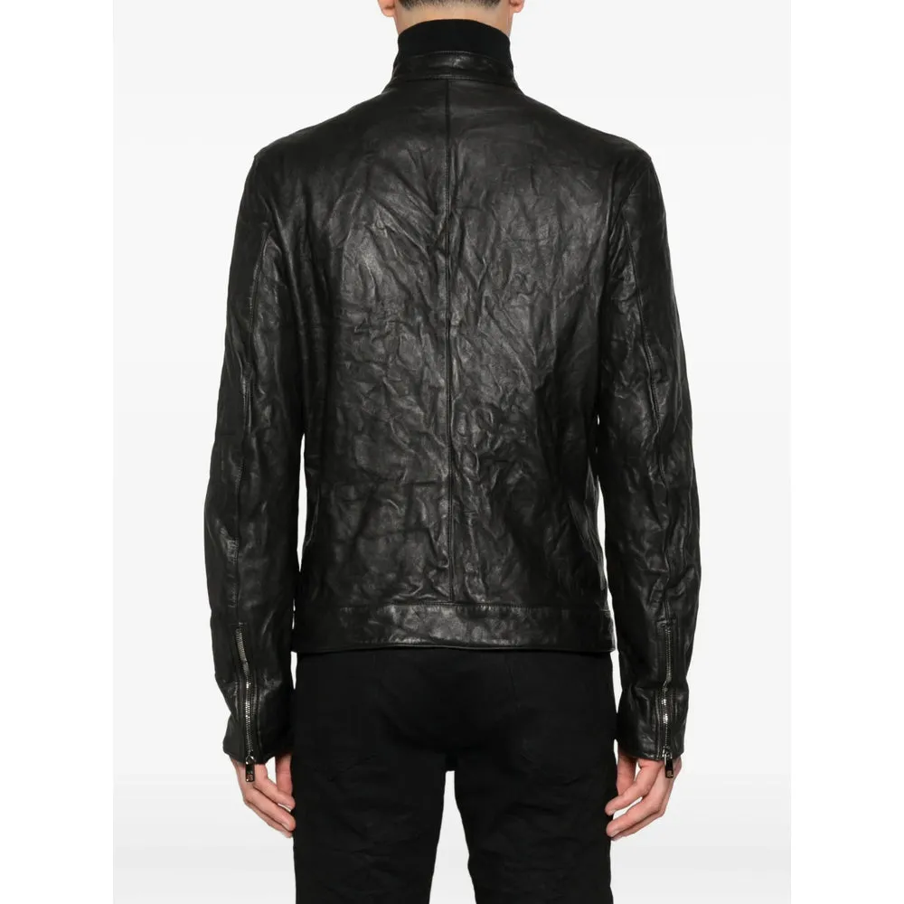 Leather Outerwears Black sold by Wanan Luxury product image thumbnail 3