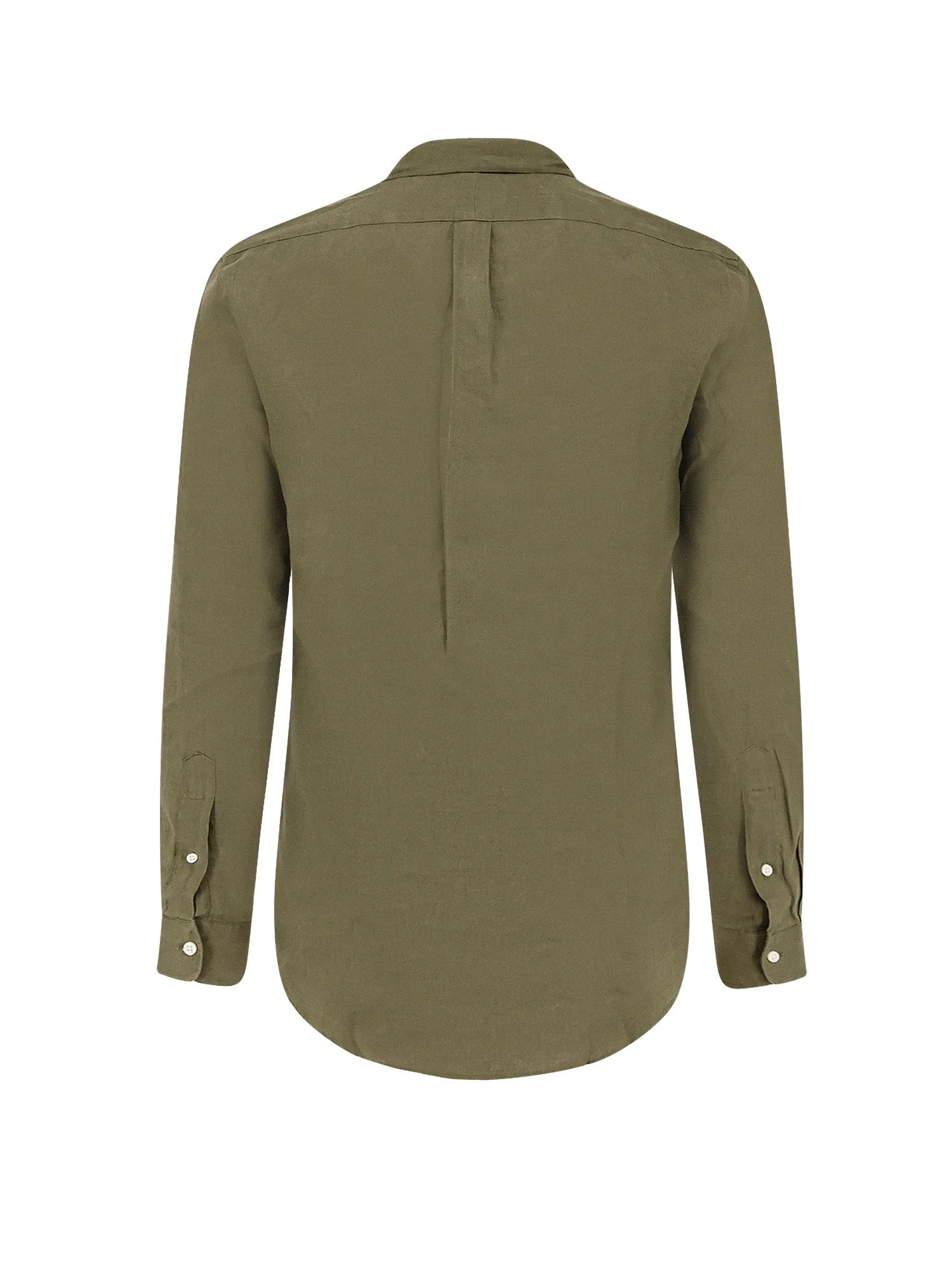 Linen Shirt With Embroidered Logo On The Front sold by Wanan Luxury product image thumbnail 2