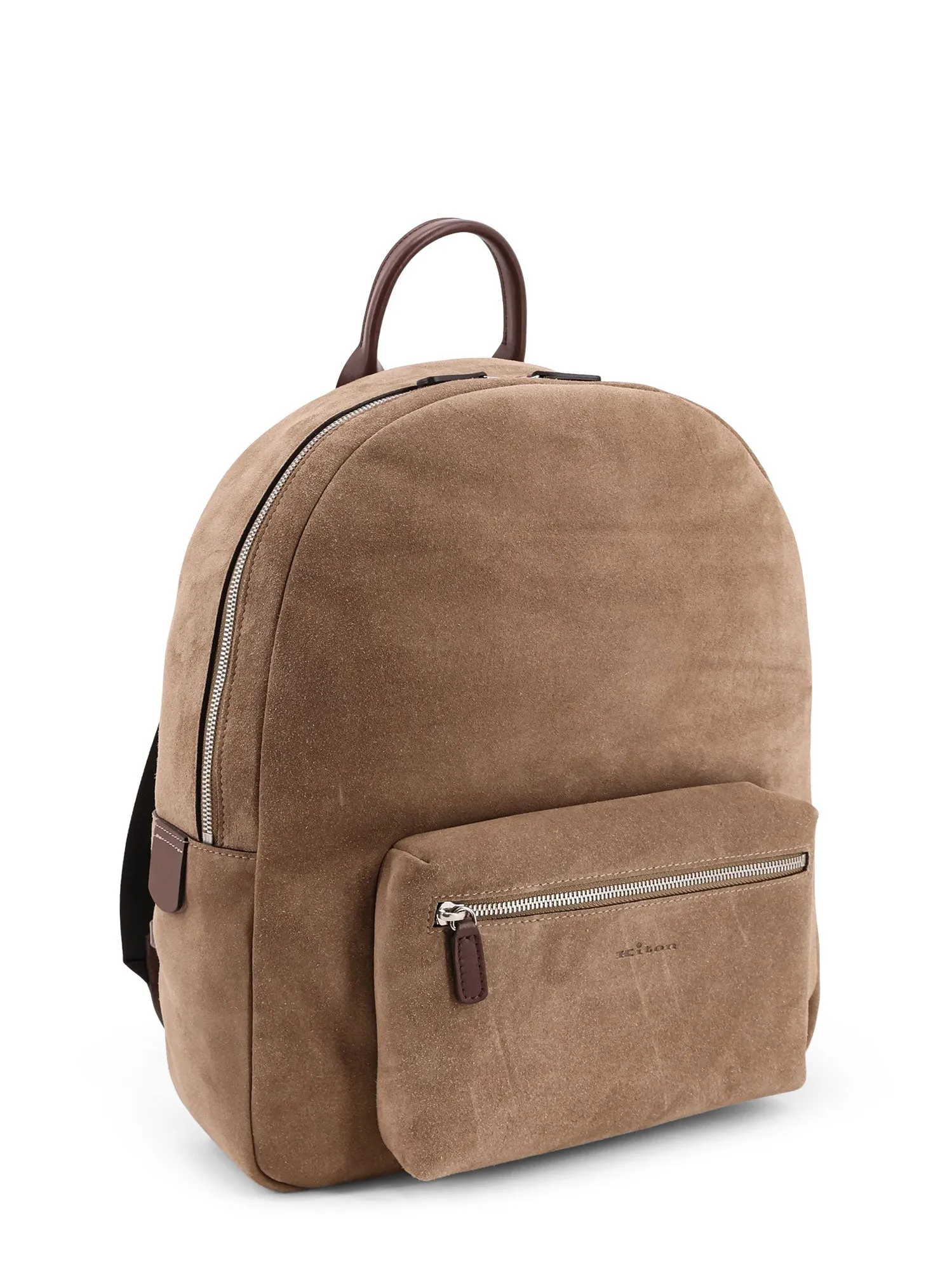 Suede Backpack With Engraved Logo sold by Wanan Luxury product image thumbnail 3