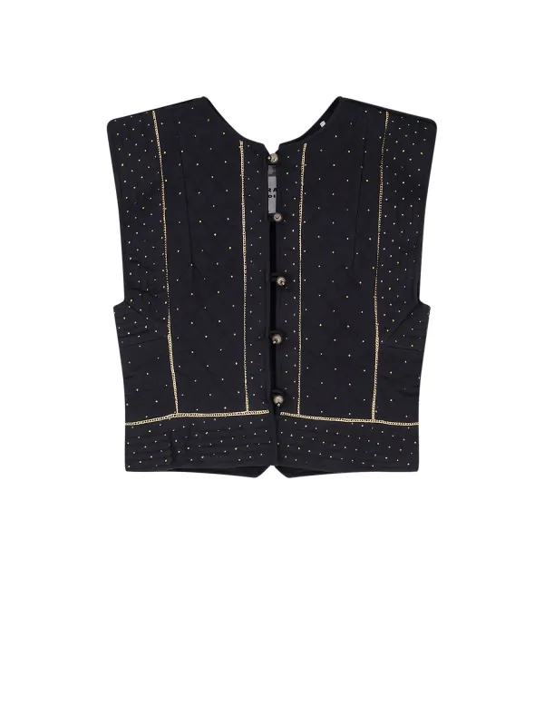 Volana Padded And Quilted Vest made by Wanan Luxury