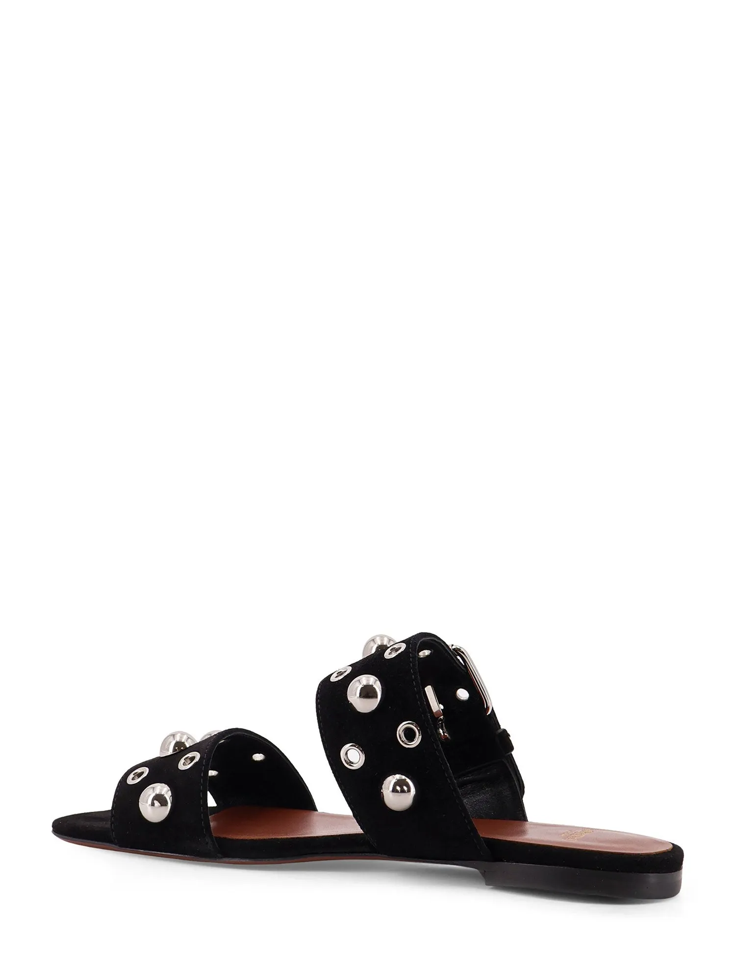 Suede Sandals With Side Metal Vlogo sold by Wanan Luxury product image thumbnail 3