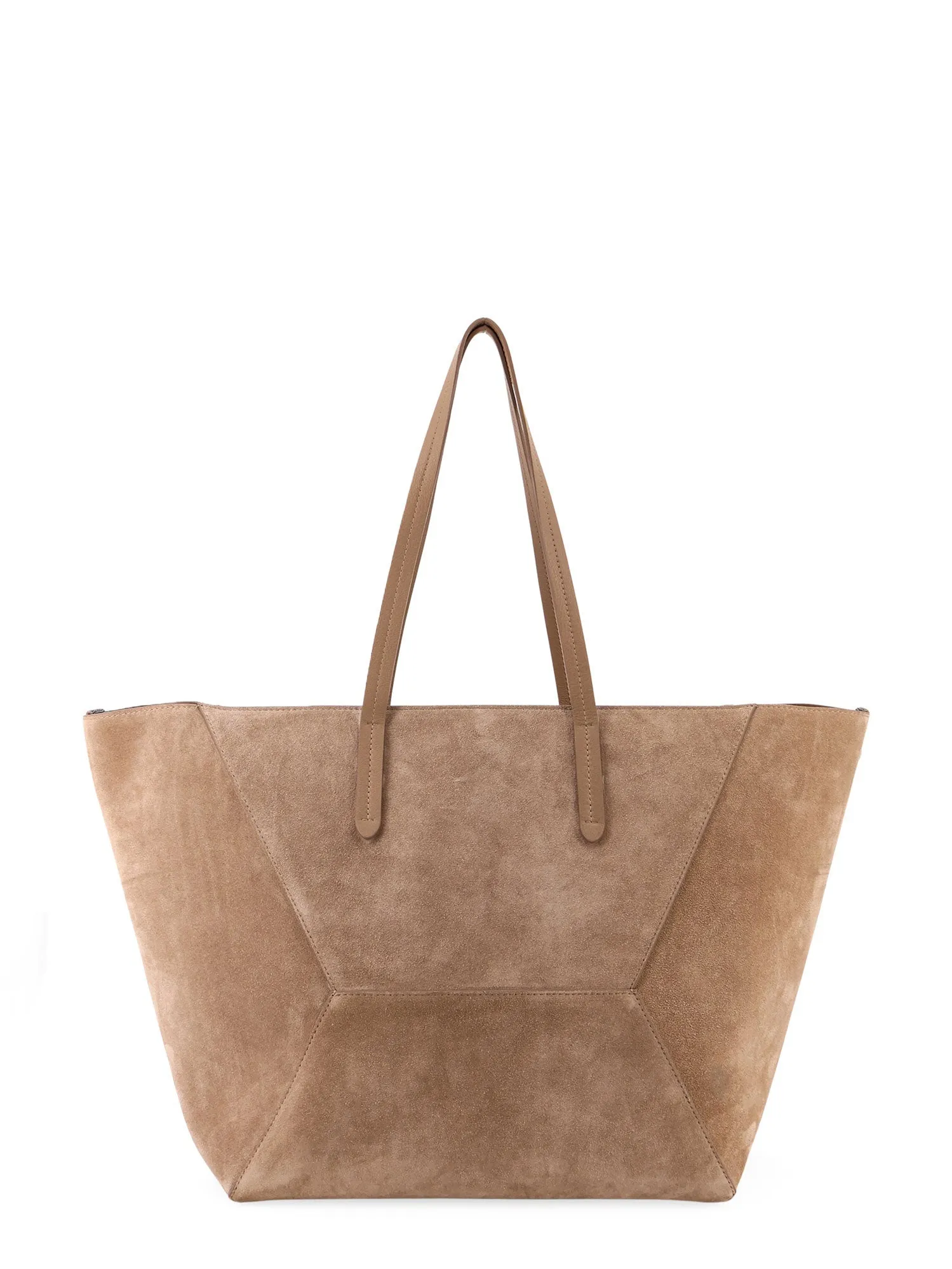 Bc Duo Suede Shoulder Bag With Engraved Logo sold by Wanan Luxury product image thumbnail 2