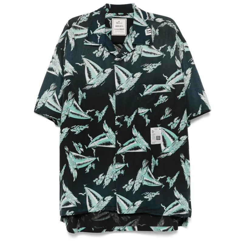 Shirts Black, Blue made by Maison MIHARA YASUHIRO