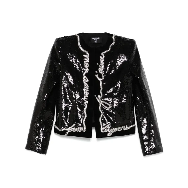 Jackets Black made by Balmain