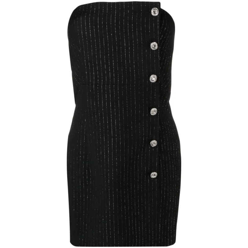Dresses Black, Silver made by Alessandra Rich