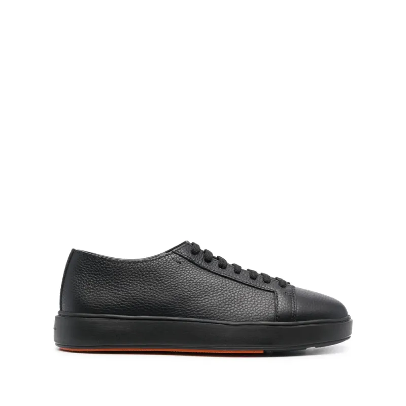Sneakers Black made by Santoni