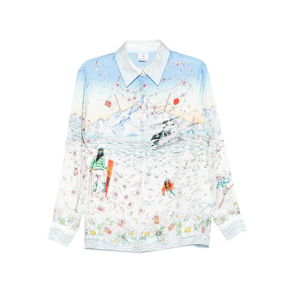 Shirts White, Blue sold by Wanan Luxury