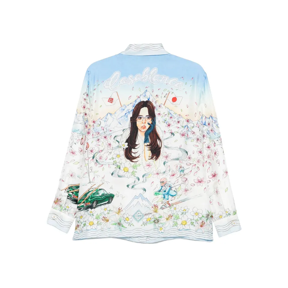 Shirts White, Blue sold by Wanan Luxury product image thumbnail 3