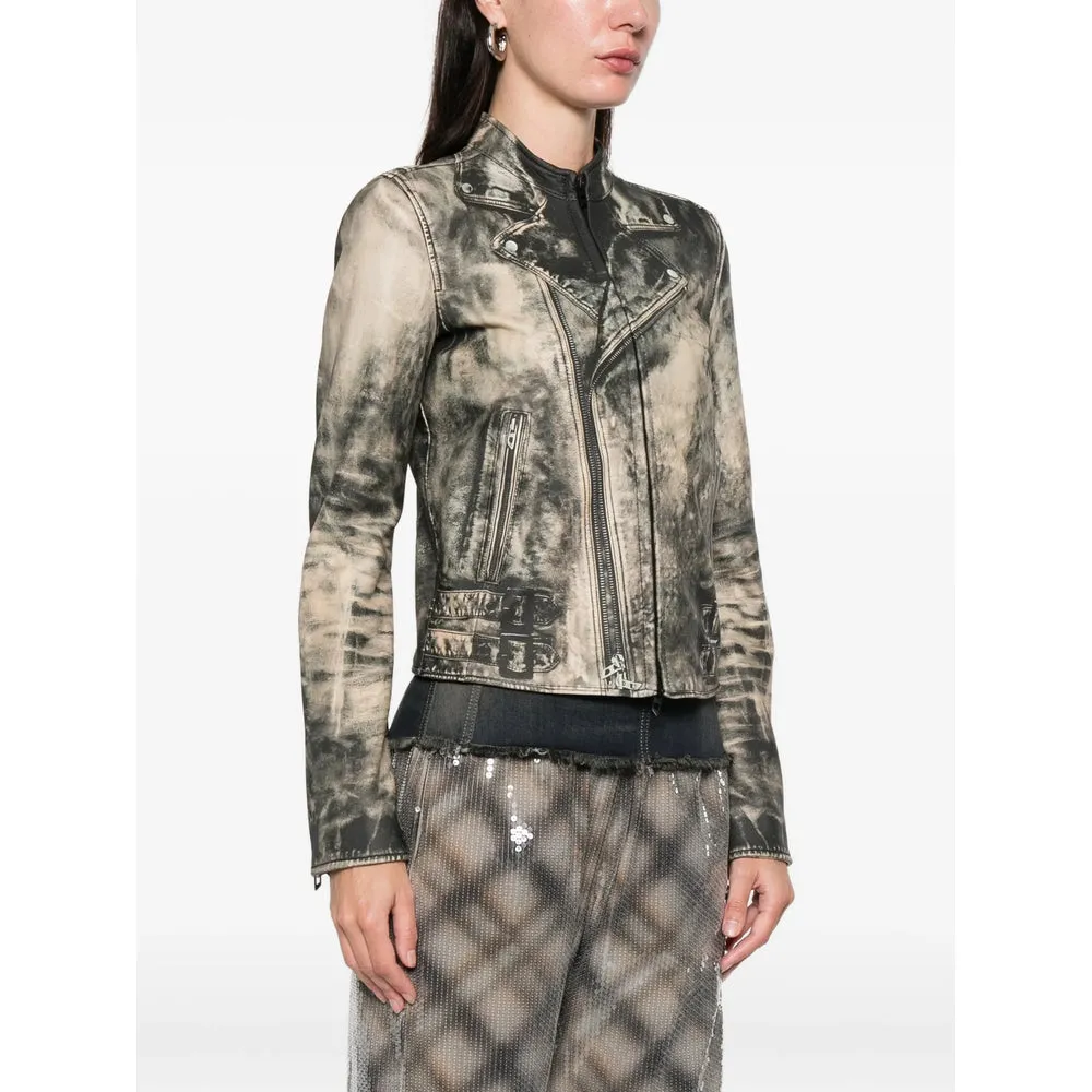 Leather Outerwears Neutral sold by Wanan Luxury product image thumbnail 5