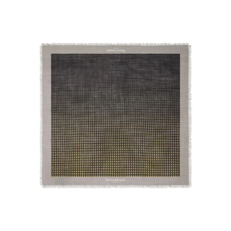 Scarves Gray, Black made by Maison Margiela