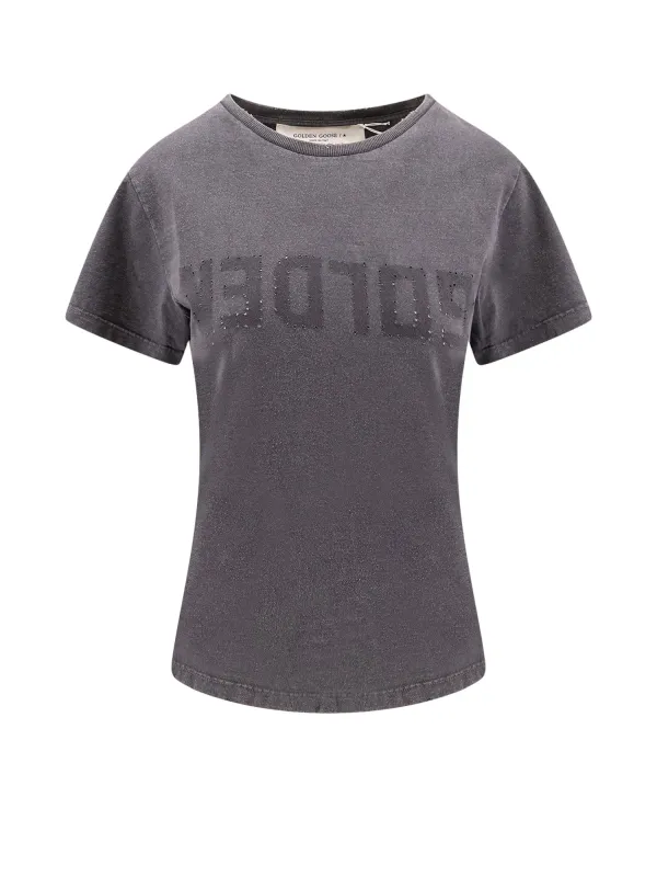 Doris Cotton T-Shirt With Logo Detail sold by Wanan Luxury
