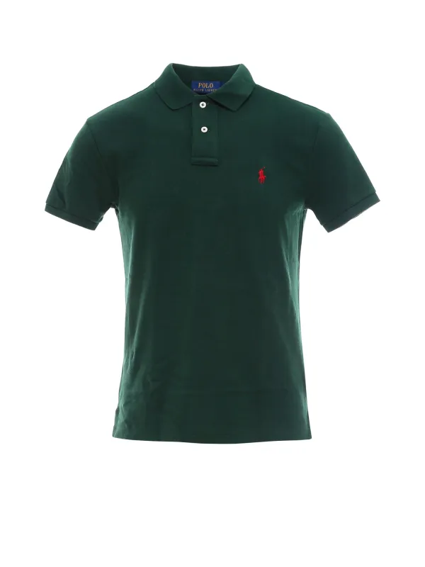 Cotton Polo Shirt With Embroidered Logo On The Front sold by Wanan Luxury