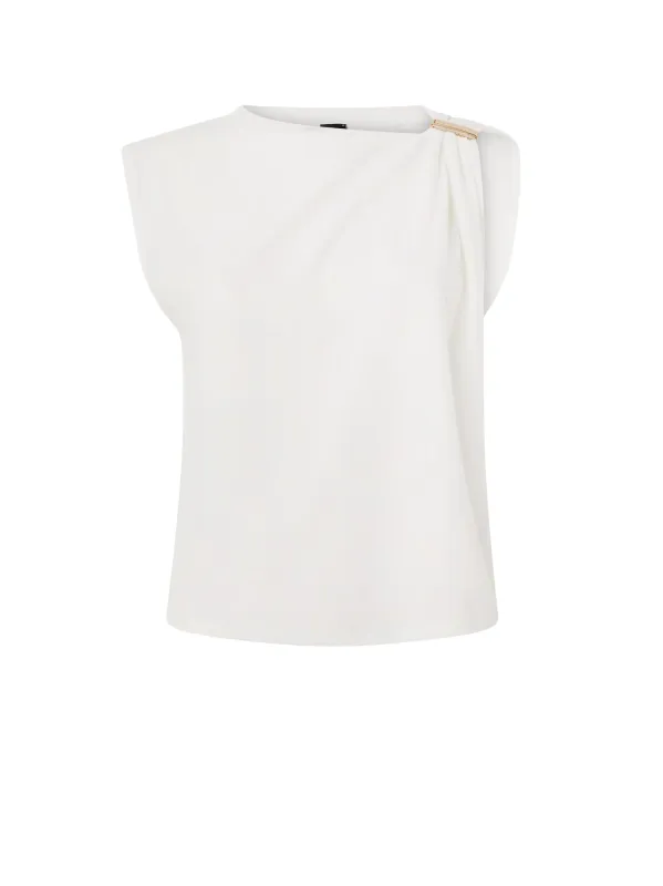 Stretch Cotton Melody Top made by Pinko