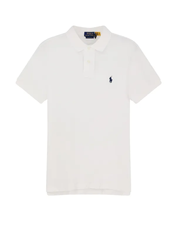 Cotton Polo Shirt With Frontal Embroidered Logo sold by Wanan Luxury
