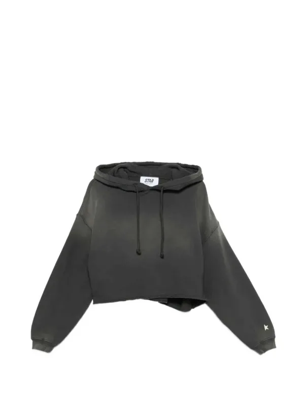Star-Print Hoodie made by Golden Goose