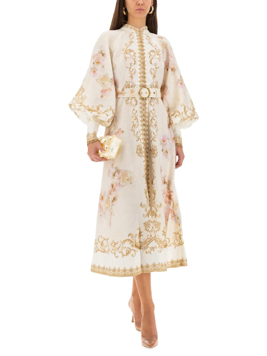 Midi Dress With Buttons "Hypnotic" sold by Wanan Luxury product image thumbnail 2