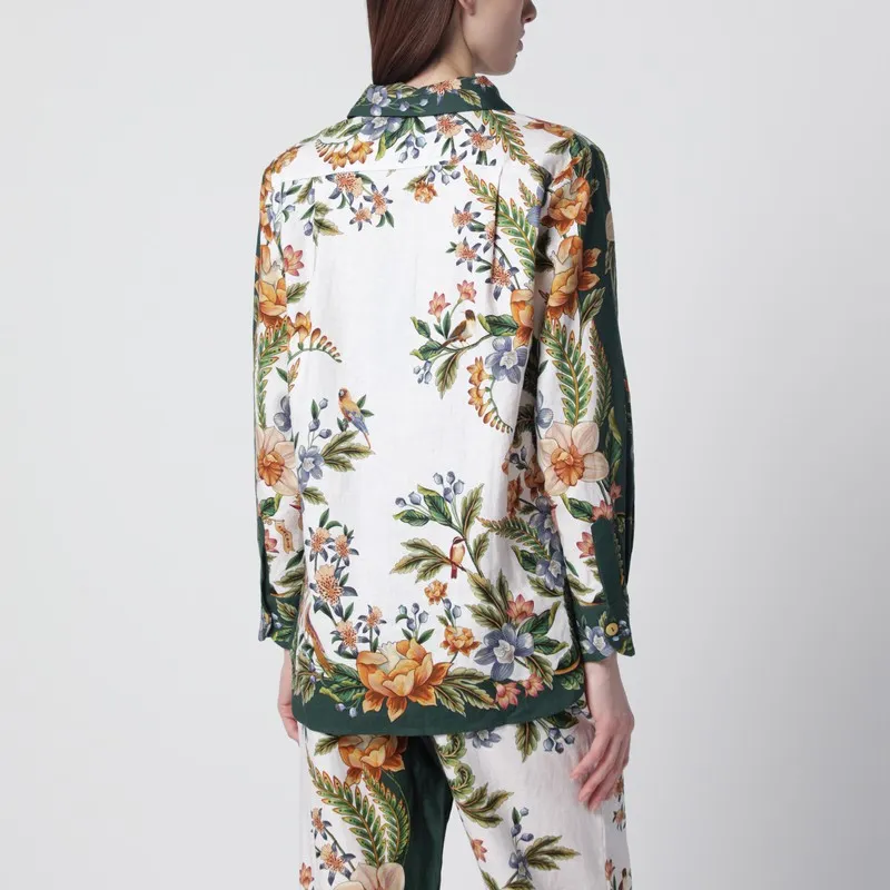 Sand Nature Shirt In Linen Blend sold by Wanan Luxury product image thumbnail 2