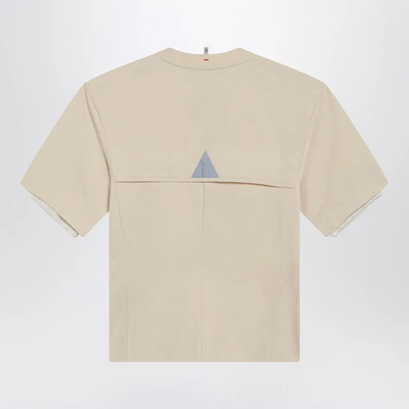 White Cotton-Blend T-Shirt With Logo Patch sold by Wanan Luxury product image thumbnail 2