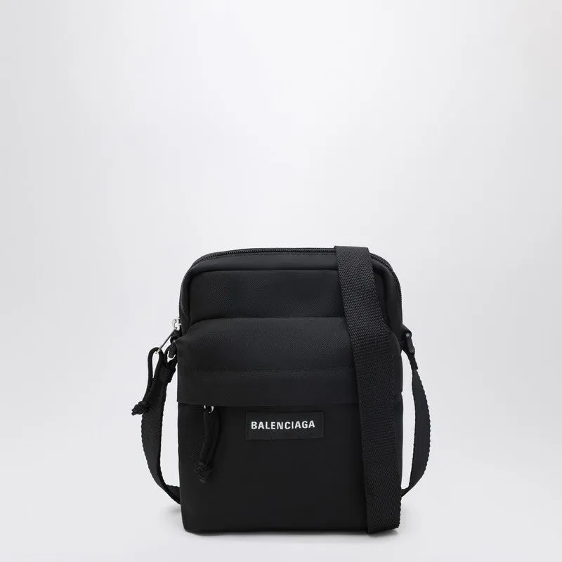 Explorer Black Nylon Shoulder Bag sold by Wanan Luxury