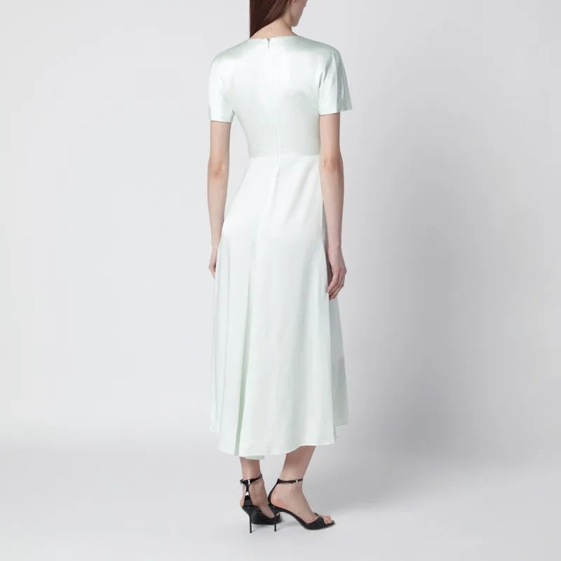 Blaire Dress With Gathered Waist In Aloe Colour sold by Wanan Luxury product image thumbnail 2