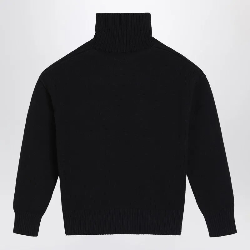 Black Turtleneck Ami De Coeur Sweater sold by Wanan Luxury product image thumbnail 2