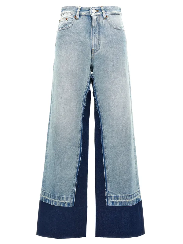 Contrast Insert Jeans Light Blue made by Maison Margiela