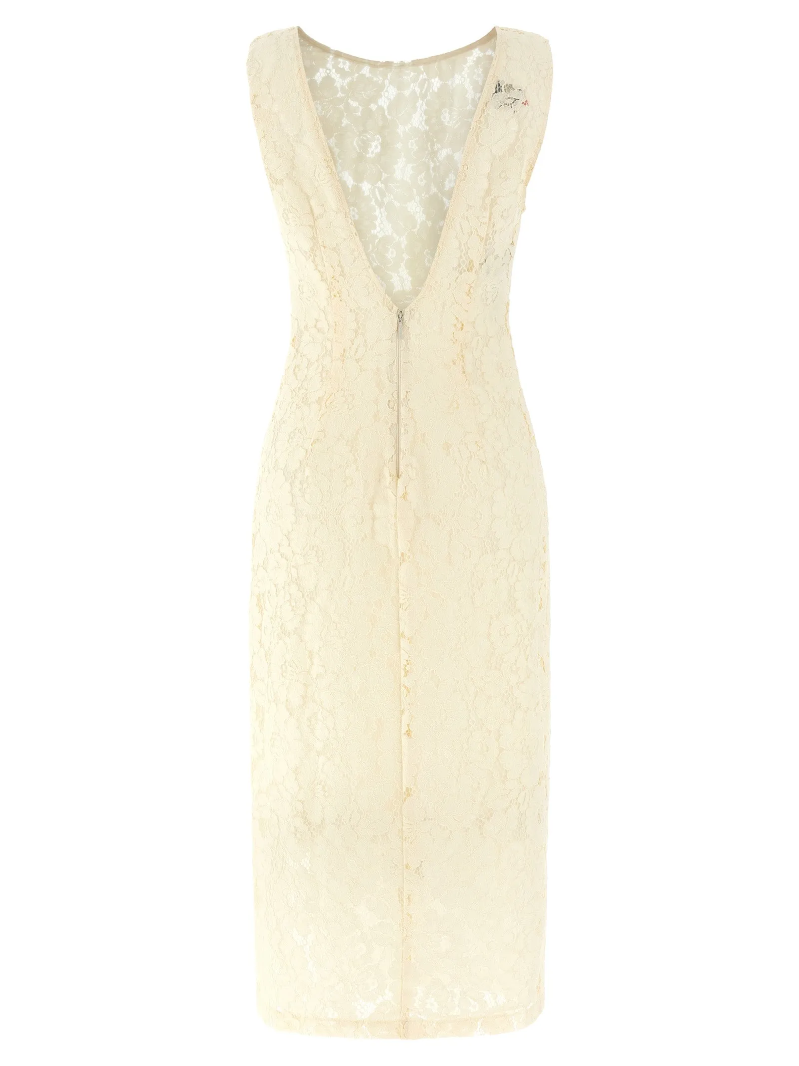 Drupa Dresses White sold by Wanan Luxury product image thumbnail 2