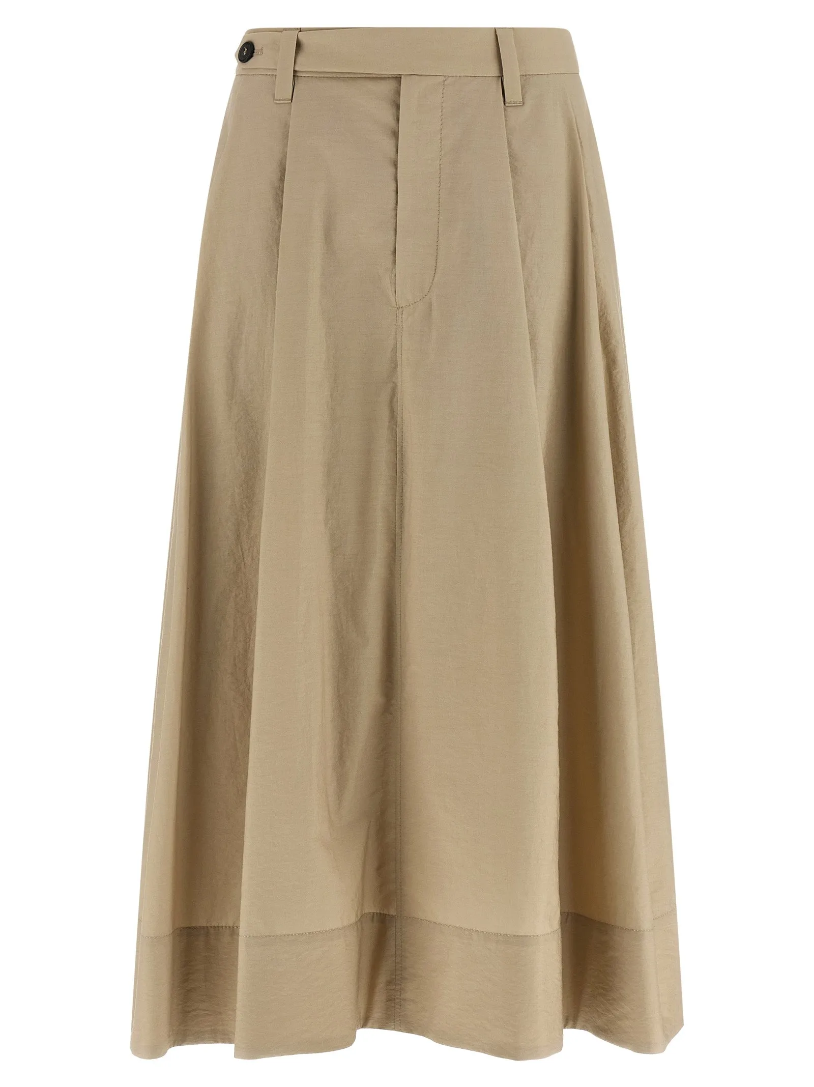 Cotton Skirt Skirts Beige sold by Wanan Luxury