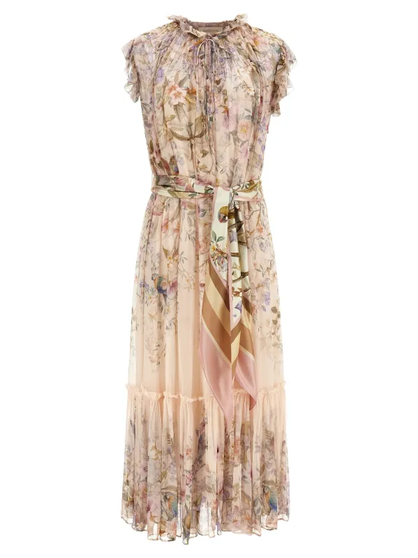 Rebellion Flutter Dresses Beige sold by Wanan Luxury