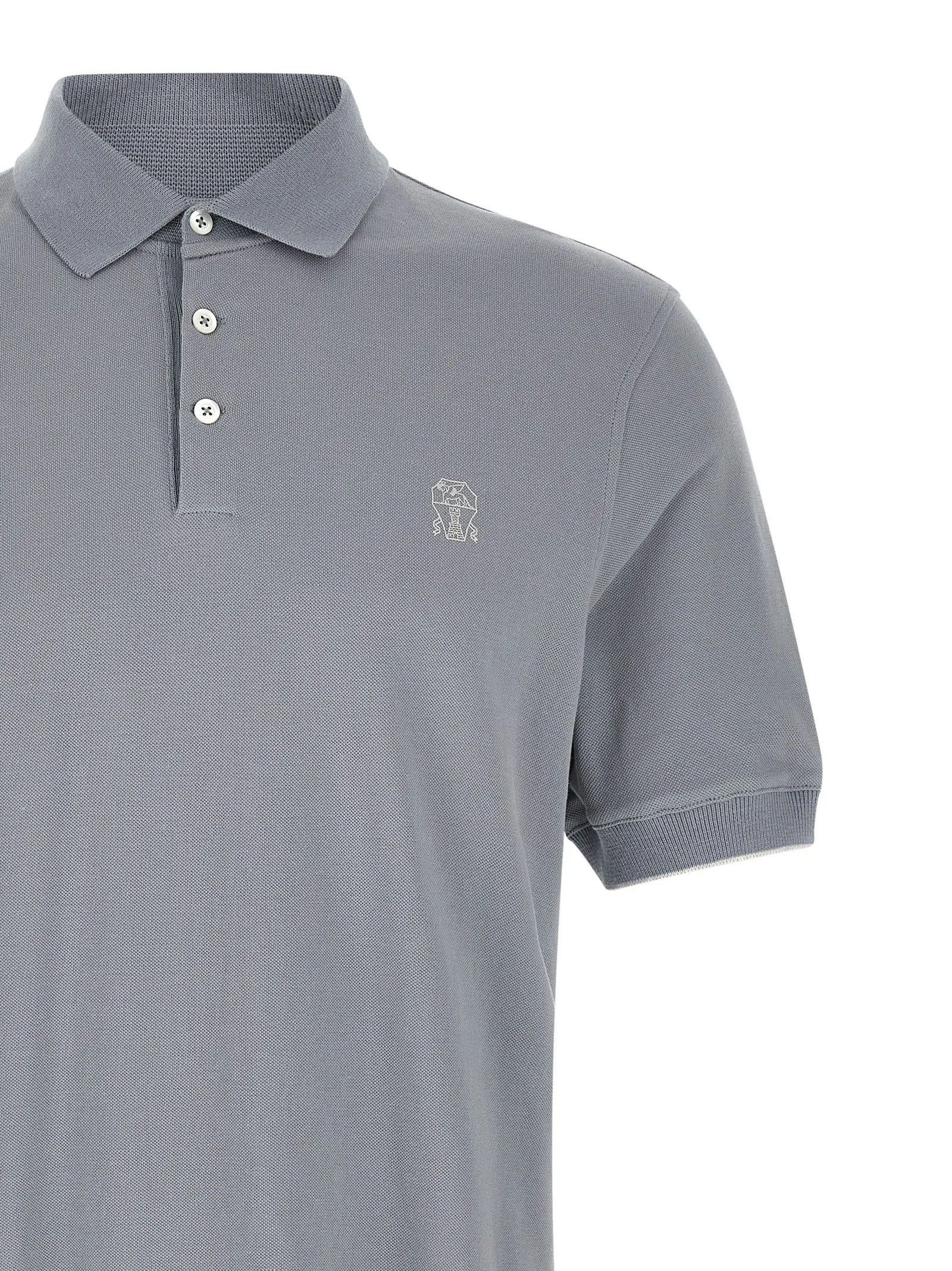 Piquet Shirt Polo Light Blue sold by Wanan Luxury product image thumbnail 3