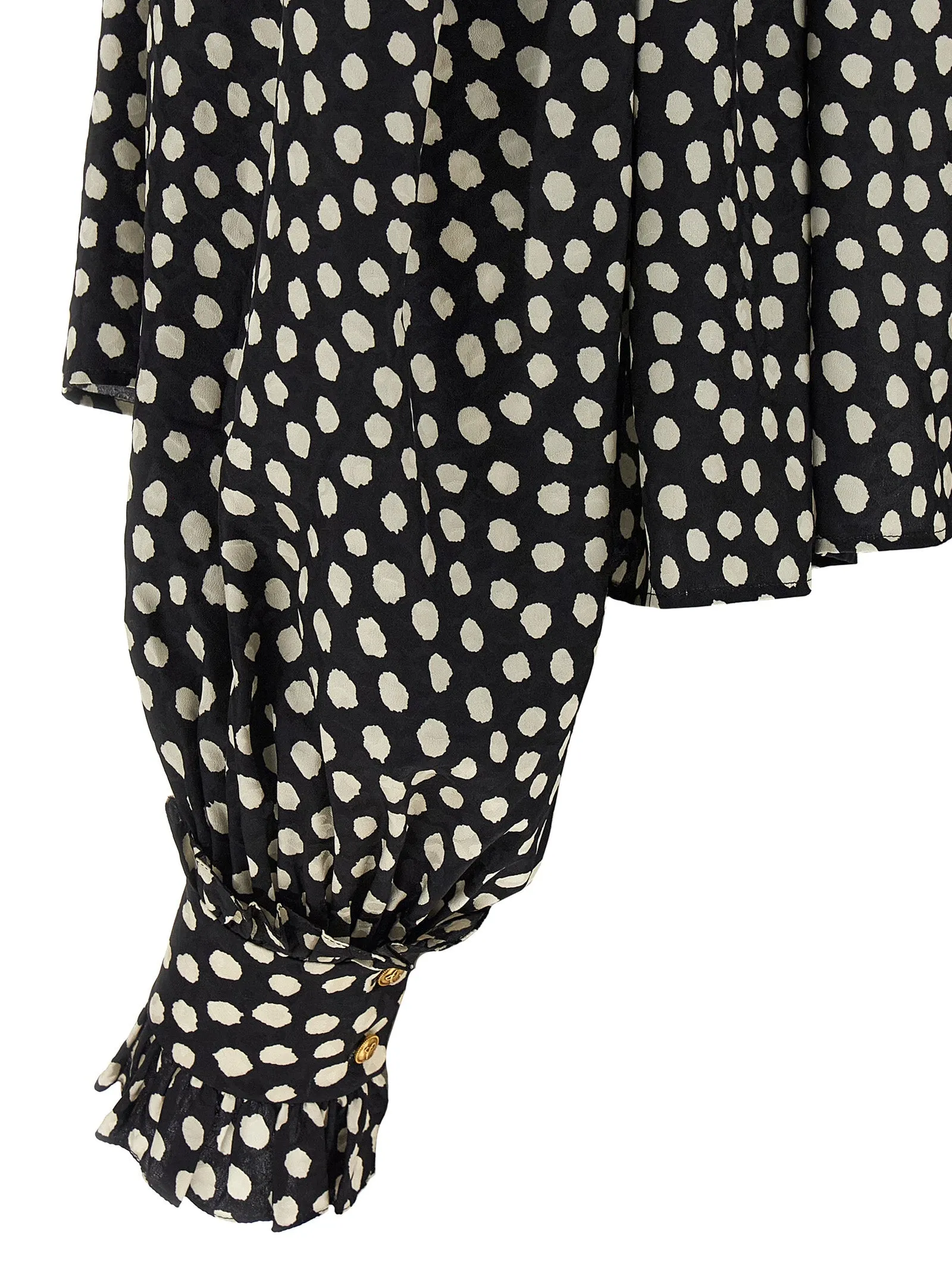 Maxi Shoulder Top Tops White/Black sold by Wanan Luxury product image thumbnail 4