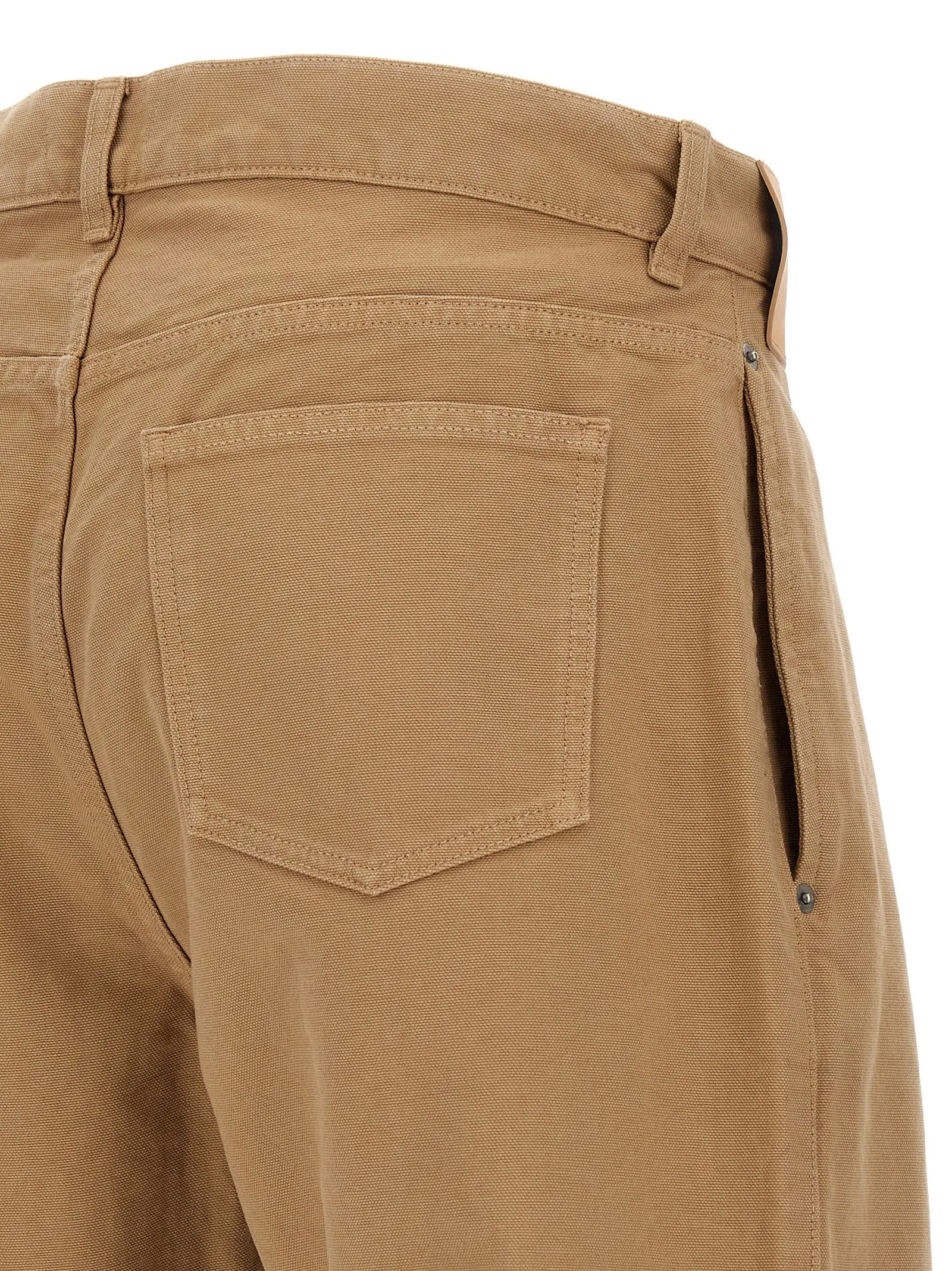 Twisted Workwear' Pants Beige sold by Wanan Luxury product image thumbnail 4