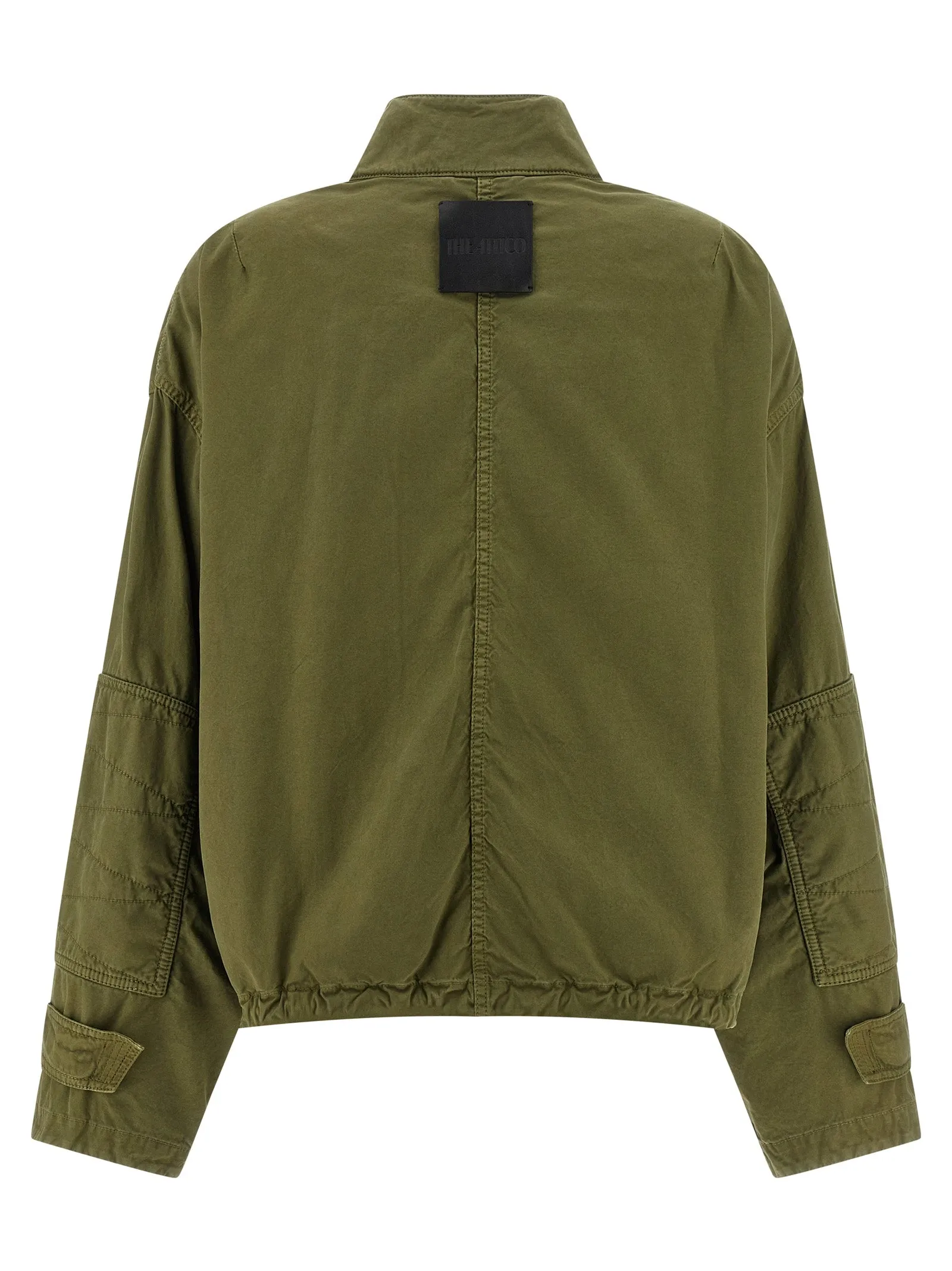 Canvas Bomber Jacket Puffer Jackets Green sold by Wanan Luxury product image thumbnail 2