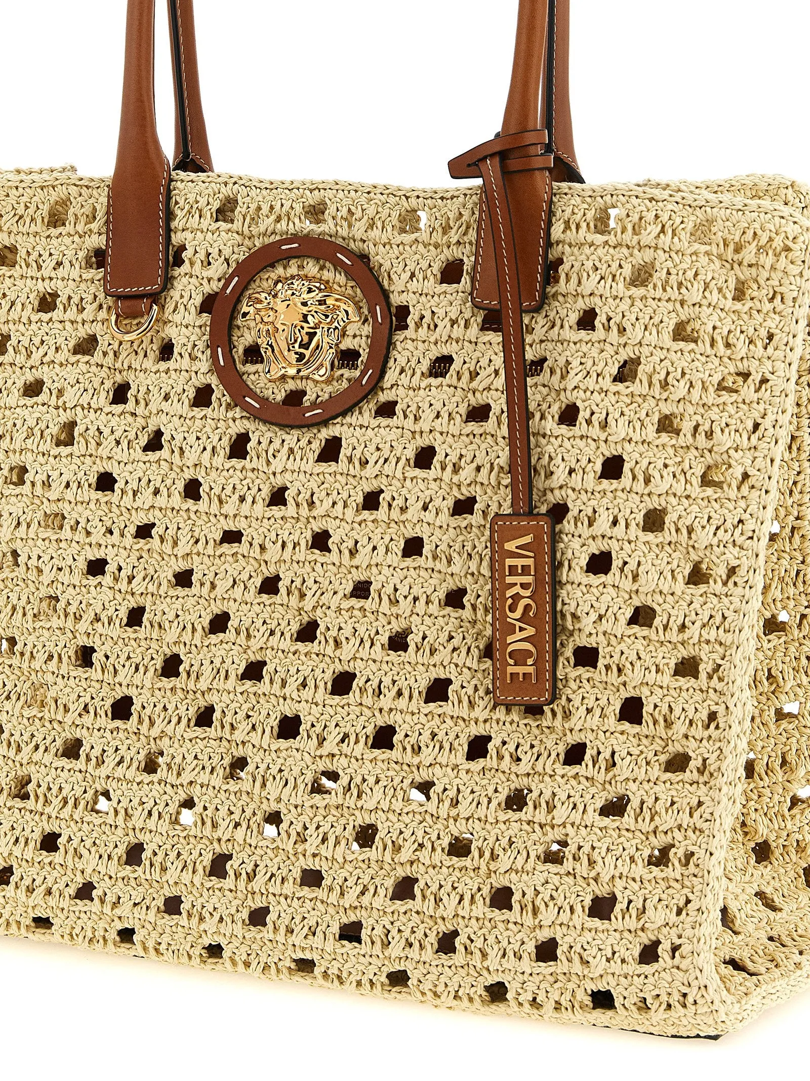 La Medusa Tote Bag Beige sold by Wanan Luxury product image thumbnail 3